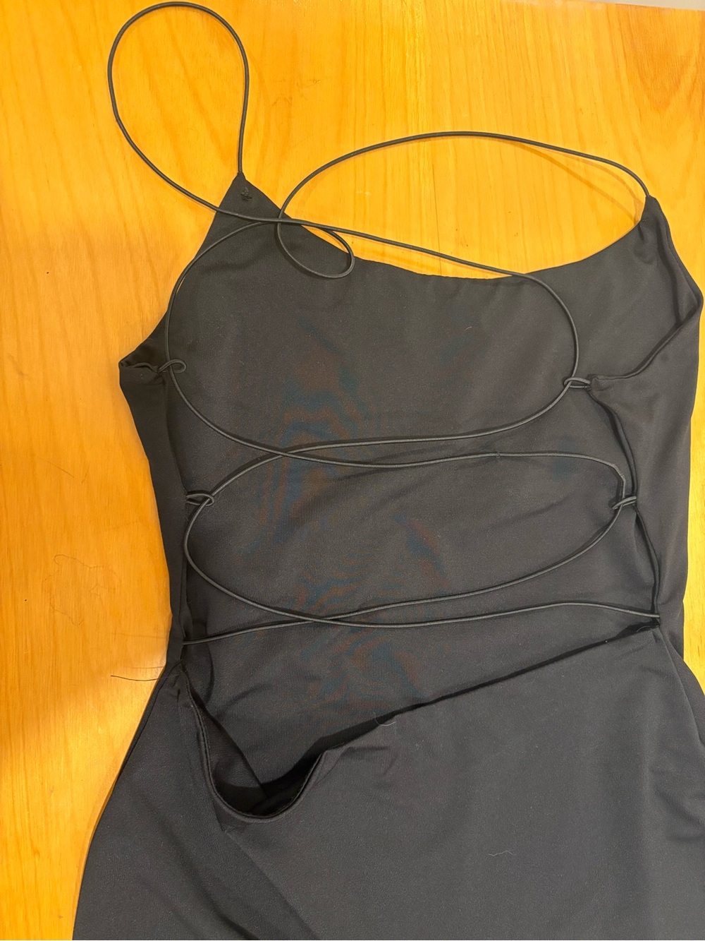 Black Bodycon Mini Dress